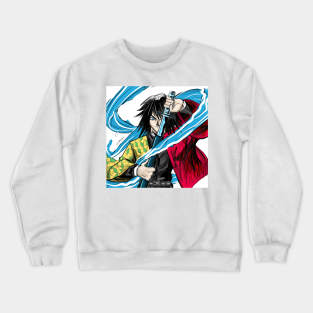 giyu tomioka the water hashira ecopop in demon slayer Crewneck Sweatshirt